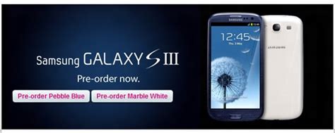 Samsung Galaxy S Iii For T Mobile Uk Available For Pre Order Now