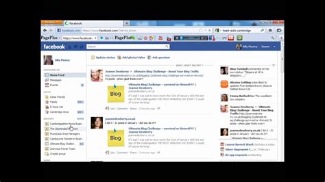 You can check out you can copy your facebook page link simply by selecting the url of the page, at the top of the page. How to Copy & Paste Link in Facebook - YouTube