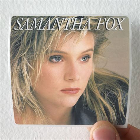 Samantha Fox The Very Best Album Cover Sticker