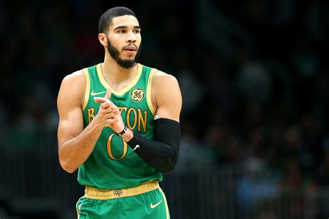 Jayson christopher tatum is an american professional basketball player for the boston celtics of the national basketball association. Jayson Tatum Hints at His Future with Celtics