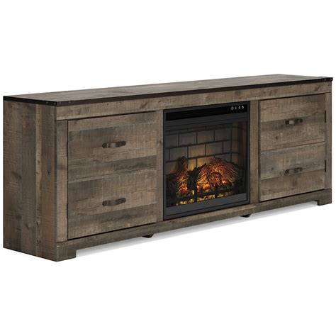 Signature Design By Ashley Trinell W446w16 Trinell Rustic 72 Tv Stand