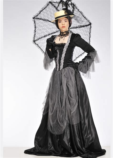victorian costume ladies niva dress and gown