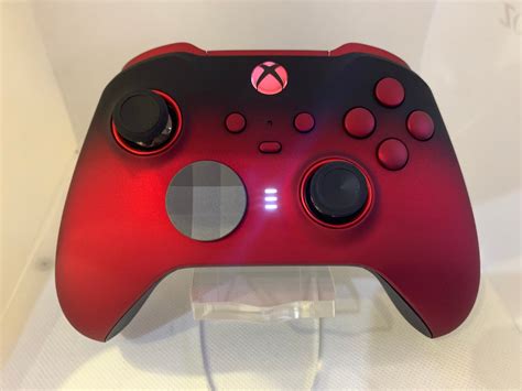 Xbox One Elite Series 2 Controller Custom Red Shadow Red Led Etsy