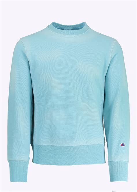 Champion Crewneck Sweatshirt - Pearl Blue - Sweatshirts from Triads UK
