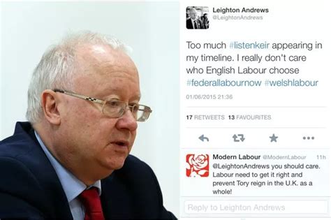 I Dont Care Who Wins The Labour Leadership Says Welsh Labour Minister Leighton Andrews