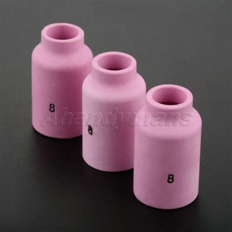 Pcs Tig Kit Gas Lens Alumina Nozzles Cup N For Sr Dta Wp