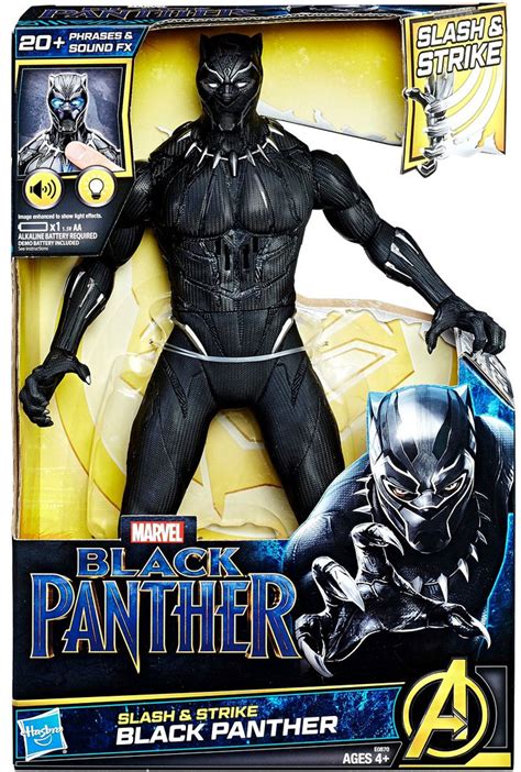 Marvel Black Panther Slash Strike Black Panther 13 Figure Hasbro Toys