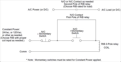 Self Latching Relay Circuit Diagram Wiring Flow Line