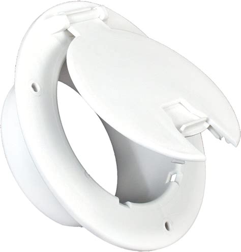 Other RV Trailer Camper Parts White JR Products A Deluxe Round