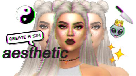 The Sims 4 Aesthetic Sim Create A Sim Youtube