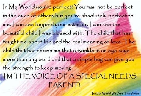 Special Needs Poems And Quotes Quotesgram