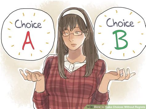 4 Ways To Make Choices Without Regrets Wikihow