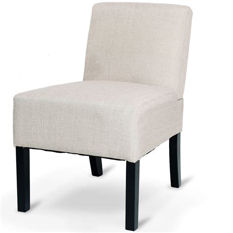 Armless Contemporary Upholstered Seat Single Dining Chair