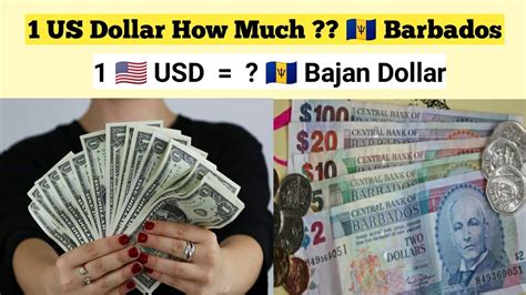 Barbados Currency Bajan Dollar Exchange Rate Today 1 Us Dollar How