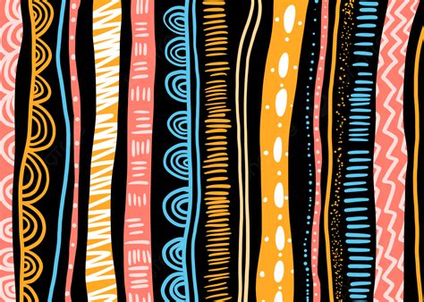 African Pattern Colorful Art Seamless Background Africa Pattern