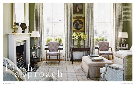 Traditional Style Living Room Featured In Elle Decor Uk Edition