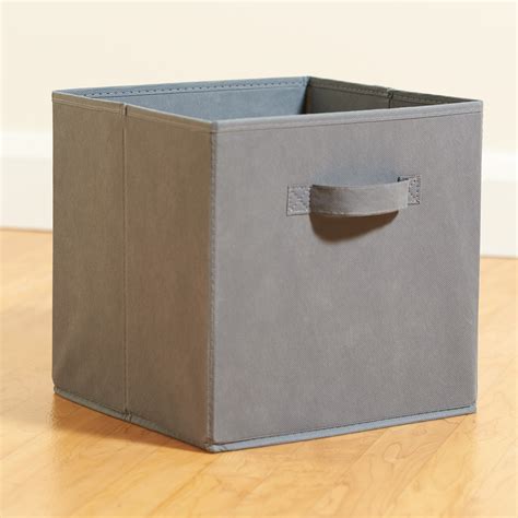 Hartleys Square Foldable Fabriccanvas Storage Box Tidy Shelfdrawer