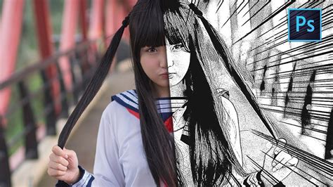 Photoshop Tutorial How To Turn Photos Into Japanese Comic Effect
