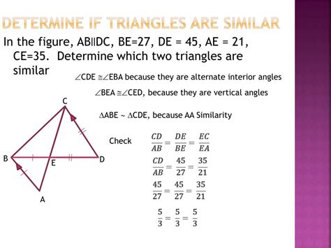 PPT - 7.3 Similar Triangles PowerPoint Presentation, free download - ID:6228100