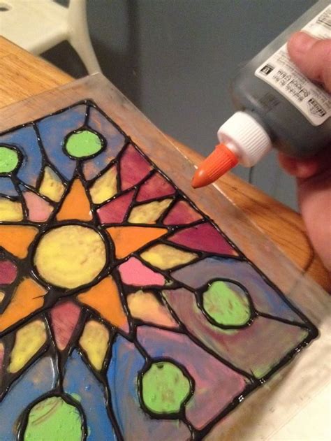 Faux Stained Glass A Fun Project For Kids Using Plexi Art Classroom