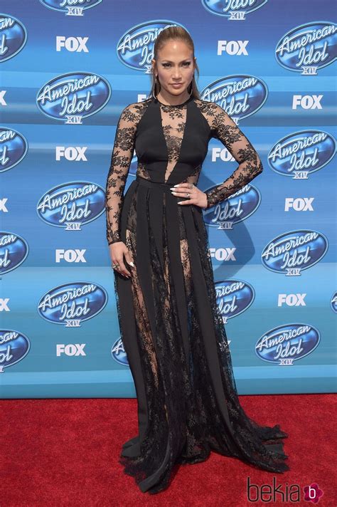 Jennifer Lopez Con Vestido De Zuhair Murad En American Idol Jennifer