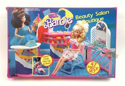 Barbie Beauty Salon Boutique Vtg 1989 Nrfb 1980s 90s Style Magic Ebay Barbie Bath Im A