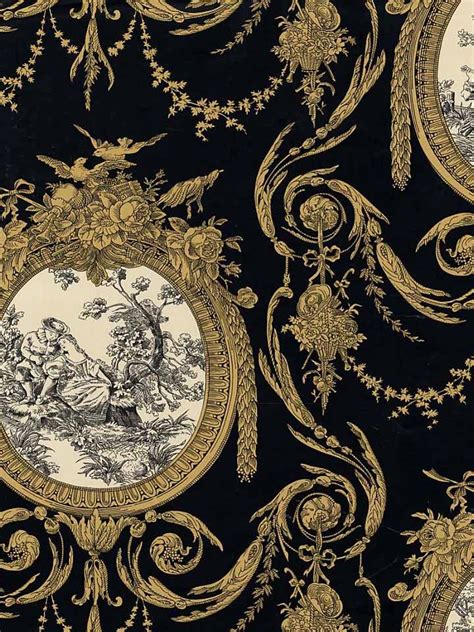 Cream & black toile fabric, country scene toile quilt fabric, 100% cotton , new old stock annadaisysfabrics 5 out of 5 stars (23,221) $ 3.50. WAVERLY BLACK AND GOLD TOILE WALLPAPER - A608A3 - 5505963 ...