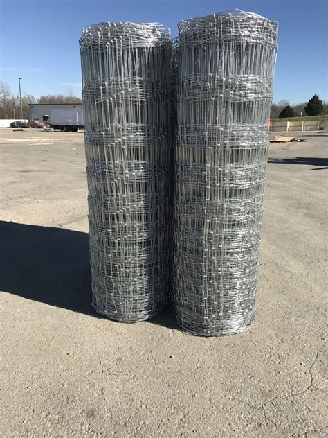 New 330 Feet X 4 Ft Animal Field Fence Fencing Rolls Ff4ft Uncle