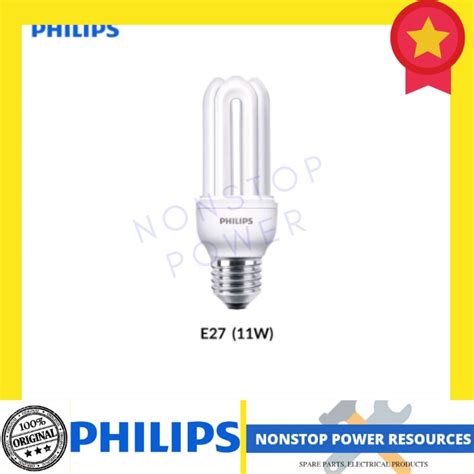 Philips Genie W Warmwhite E Plce Energy Saver Bulb Shopee Malaysia