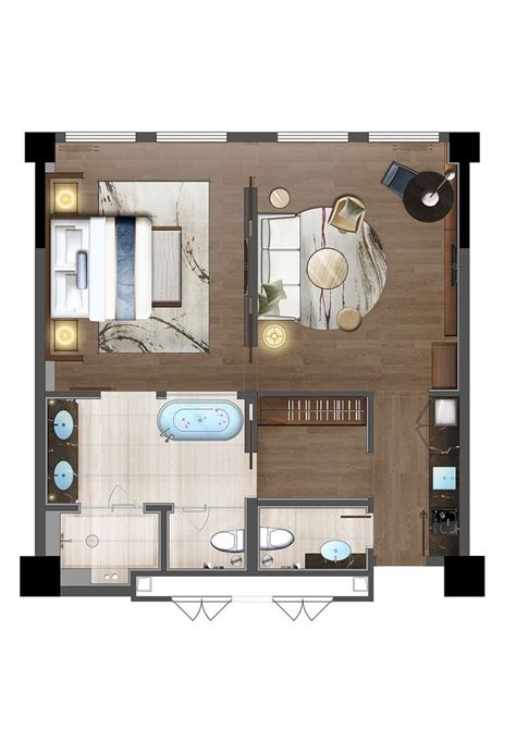 Suite Room Floor Plan Floorplansclick