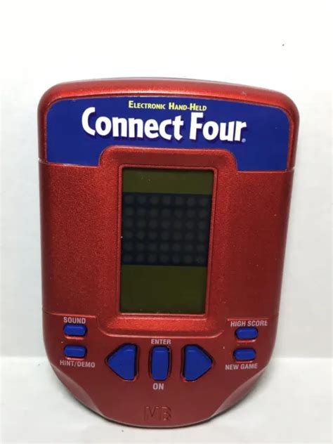 Connect Four Electronic Hand Held Vintage Game 2002 Hasbro 999 Picclick
