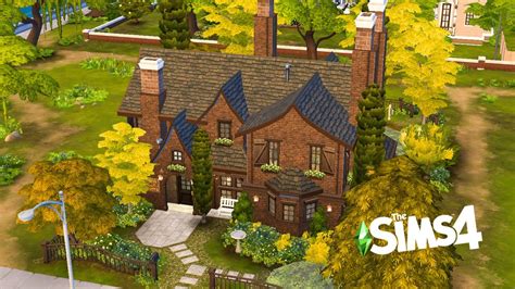 Cozy Autumn Cottage 🍂 Sims 4 Speed Build No Talking Youtube