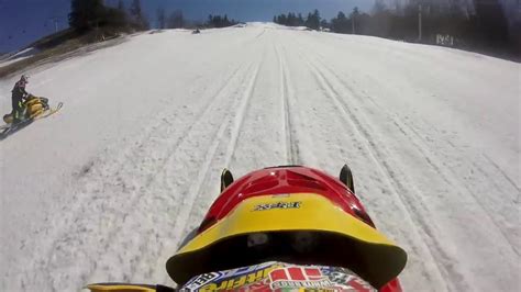 Calabogie Sled Drags 500 Stock Class Skidoo Formula 500 Pov Youtube