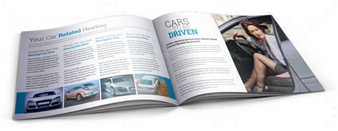 Automotive Car Brochure Catalog InDesign Template | Indesign templates, Car brochure, Brochure