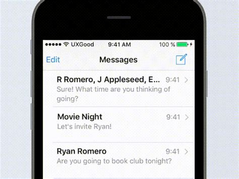 Set Ios Text Messages As Unread By Tom Kupka On Dribbble