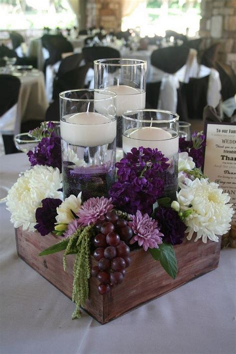 Festive table decoration in lilac colours. Purple Wedding Decorations | Wedding Ideas By Colour | CHWV