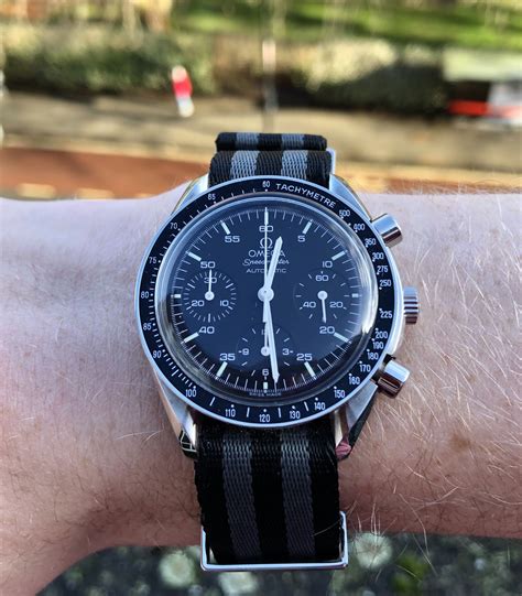 [Omega Speedmaster Reduced] First proper watch. How is the NATO strap