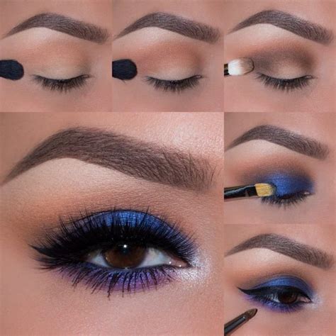 9 Looks De Maquillaje Con Sombra Azul ¡el Mejor Color Para Resaltar