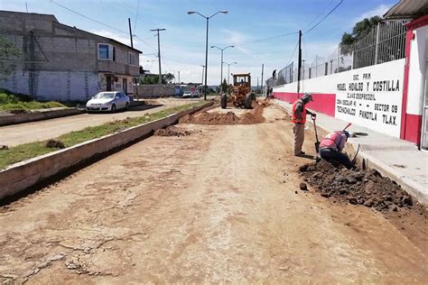 Inicia Secoduvi Pavimentación De Calles En Panotla Y Tetla De La