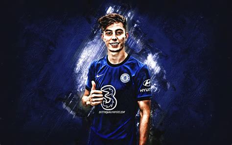 Tons of awesome kai havertz wallpapers to download for free. Download wallpapers Kai Havertz, Chelsea FC, German football player, midfielder, portrait, blue ...