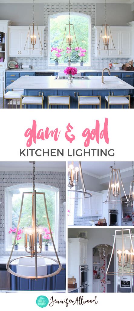 Gold Kitchen Lighting That Has Me Totally Obsessed Gold Kitchen