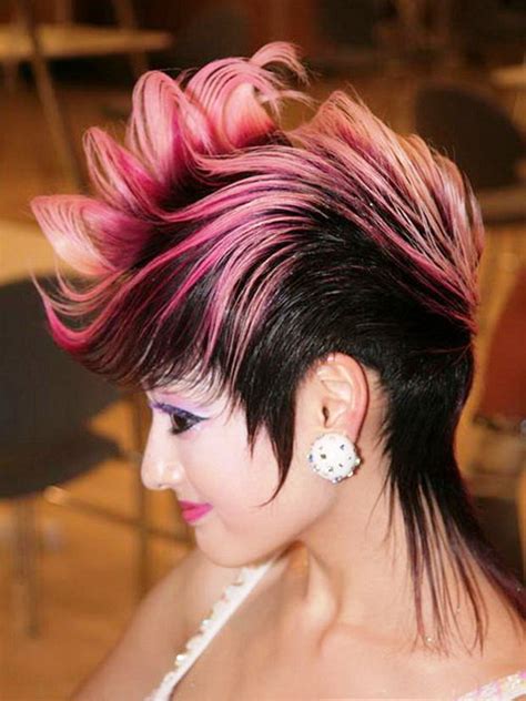 Pictures Of Different Punk Hairstyles Pink