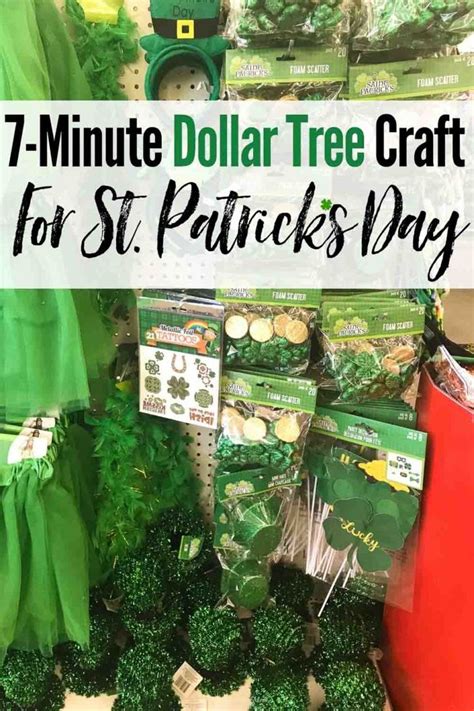 Dollar Tree Decorations A St Patricks Day Tree Diy St Patricks Day