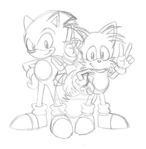 Dd Classic Sonic And Tails By Thepandamis On Deviantart