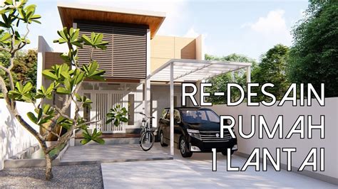 Denah rumah tinggal 2 lantai modern tropis. Re-Desain Rumah 1 lantai yang sedang dibangun - YouTube