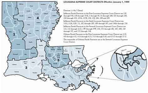 Louisiana Circuit Court Map