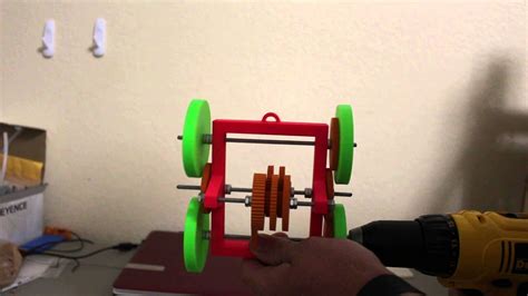 Test Video of 3d Printed Gravity Vehicle 