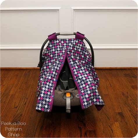 Lullaby Line Car Seat Cover Sewing Pattern Etsy