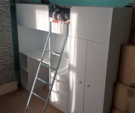 The mini kitchen is equipped with cookware, dishes, and. Argos Ohio 'Shorty' High Sleeper, Cabin / Bunk Bed ...