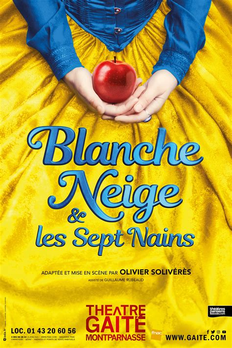 Blanche Neige Et Les 7 Nains Spectacle - BLANCHE NEIGE ET LES 7 NAINS - Théâtre pour enfant - Billet & Réservation